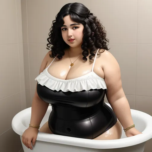 convert to hd Plump Greek woman, late twenties, fall, super big