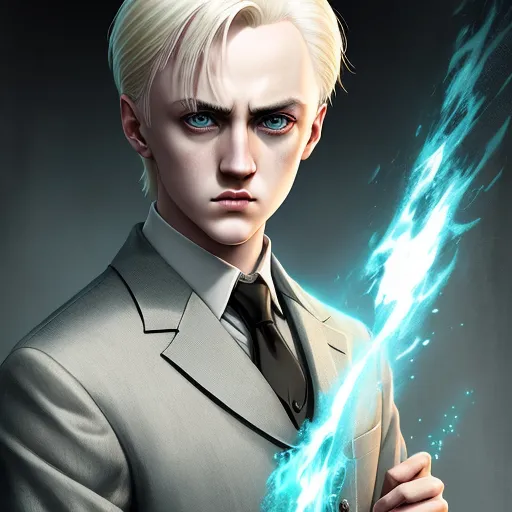 Ai Image Enhance Draco Malfoy Reimagined