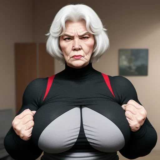 File Image Gilf Huge Serious Huge Sexy Strong Granny