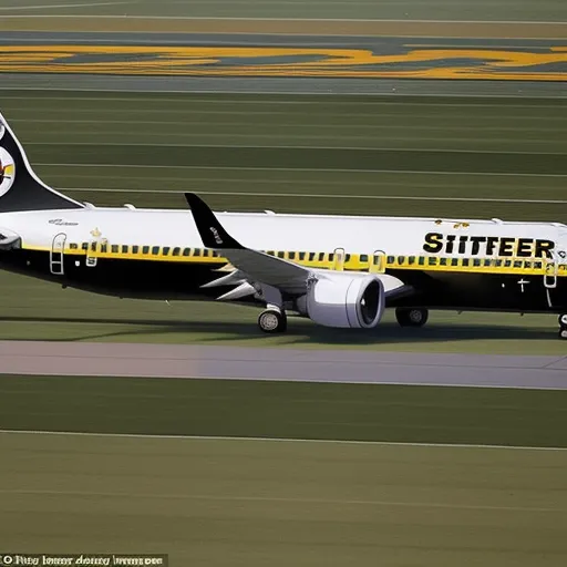 fix low resolution photos The Pittsburgh Steelers' charter plane from Las