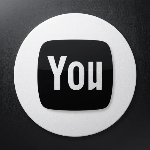 a black and white button with the word you on it's side and a white circle with the word you on it, by Toei Animations