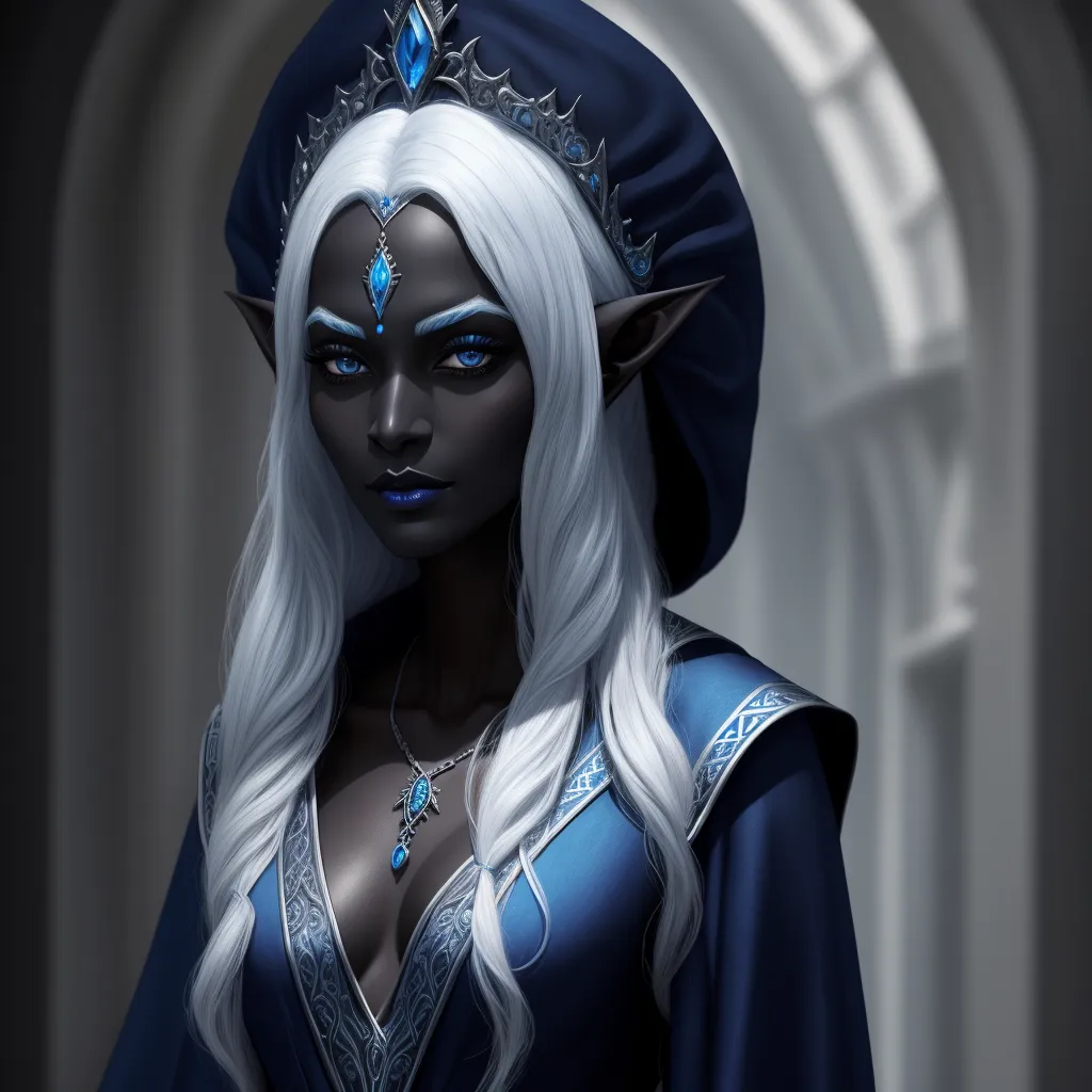 Free High Resolution Images One Tall Drow Elven Woman Wearing A Blue Robe free-high-resolution-images-one-tall-drow-elven-woman-wearing-a-blue-robe