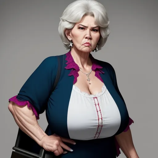 Free Image Gilf Huge Huge Serious Granny