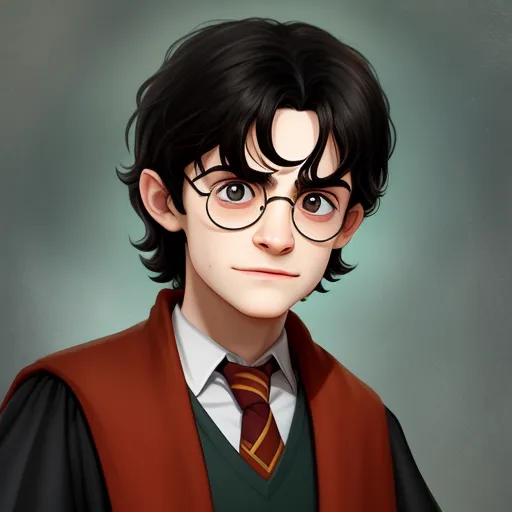 best photo enhancer ai: Harry Pottet cartoon