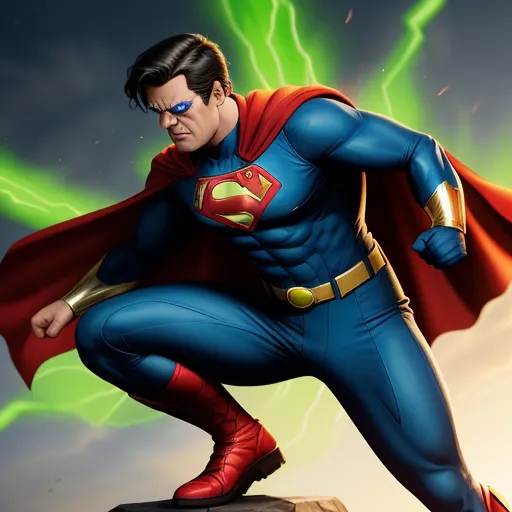 hd images make a superhero who will trow his farts for power