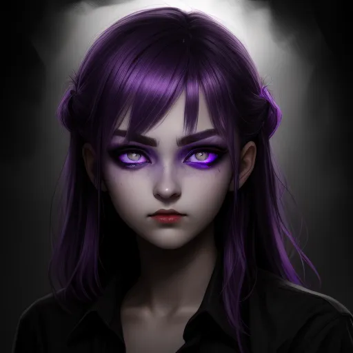 hd picture resolution: purple eyes in the dark