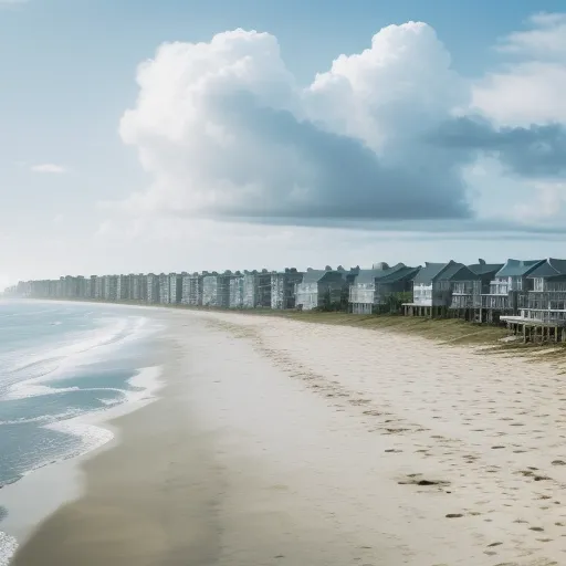highres image old woman in bikini stands on the beach near the