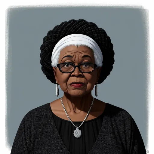 high resolution images: Black granny