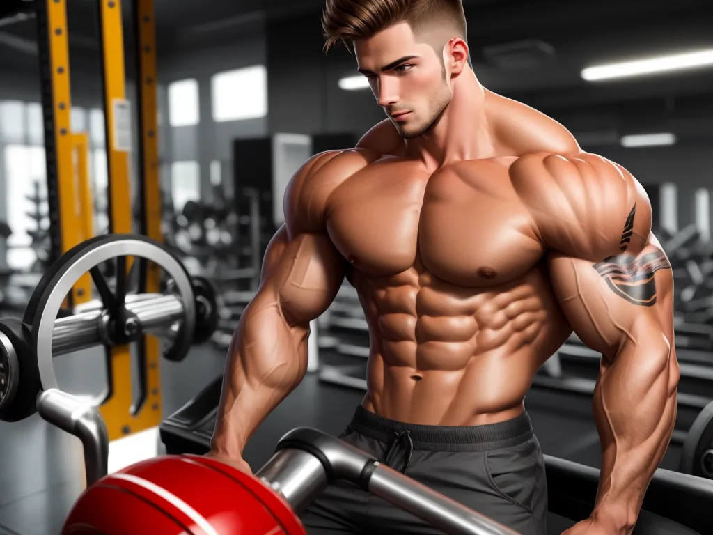 ai tool for photos hot muscular guy