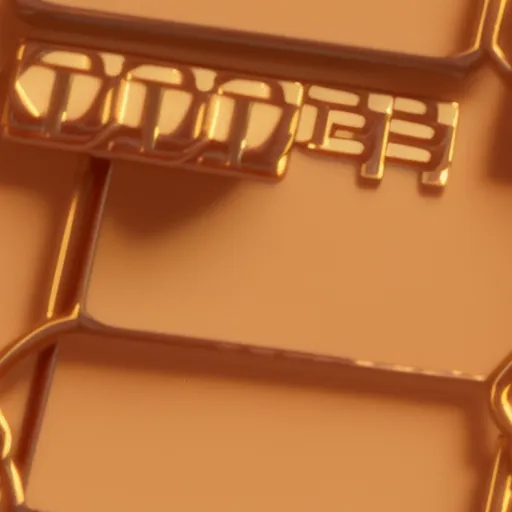 a close up of a keyboard with the word computer spelled in gold letters on it's side and a keyboard key, by Toei Animations