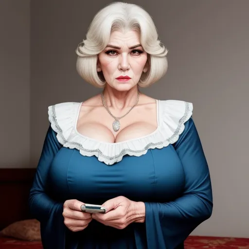 Image Generator Ai Huge Gilf Huge Dominant Serious Sexy Granny