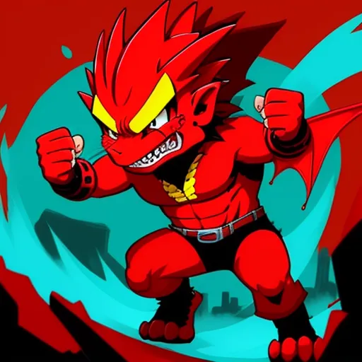 image quality enhancer: dragon rojo epico