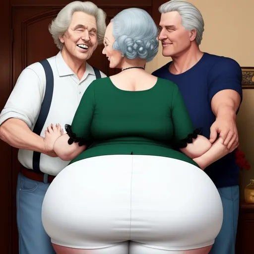 Image To Text Conversion Granny Herself Big Booty Her Husband Touching 1281