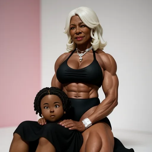 Image Upscaler White Small Woman Gilf Huge Older Muscle Ebony