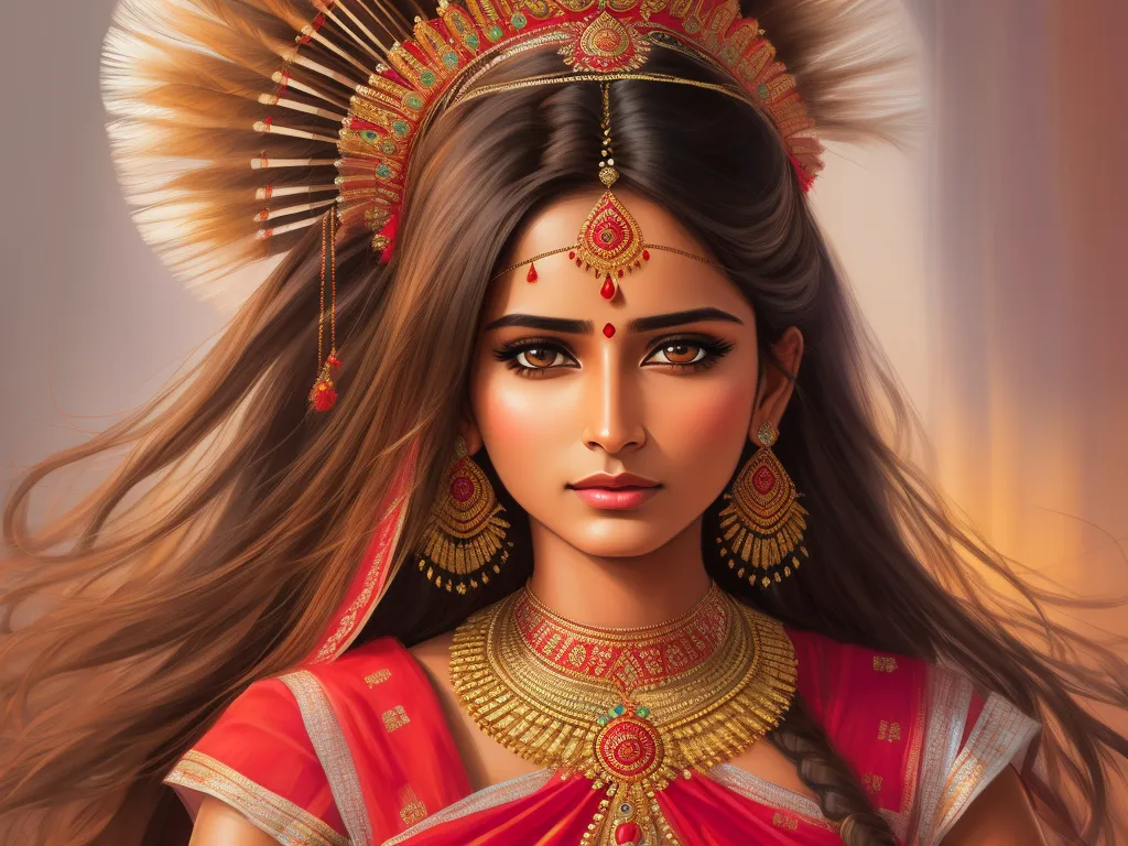 Imagen Ai: Indian Princess Back