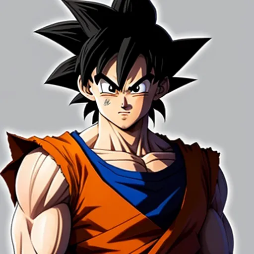 img to img: Goku pelado