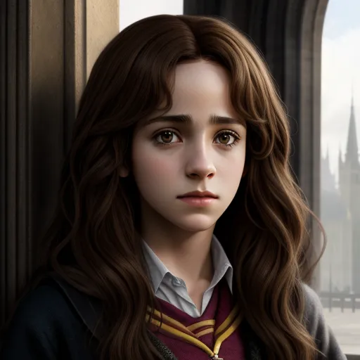 img to img: Hermione Granger with big