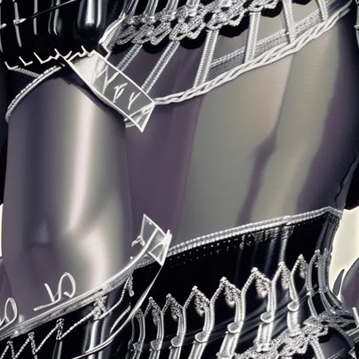 a close up of a metal object with a lot of metal details on it's body and arms, by Kentaro Miura