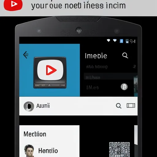 complete image ai - a cell phone with a message on the screen and a video player on the screen with a qr code, by Antoine Ignace Melling