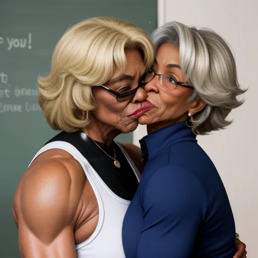 Make Photo K Huge Gilf Ebony Muscle Older Sexy Teacher Woman