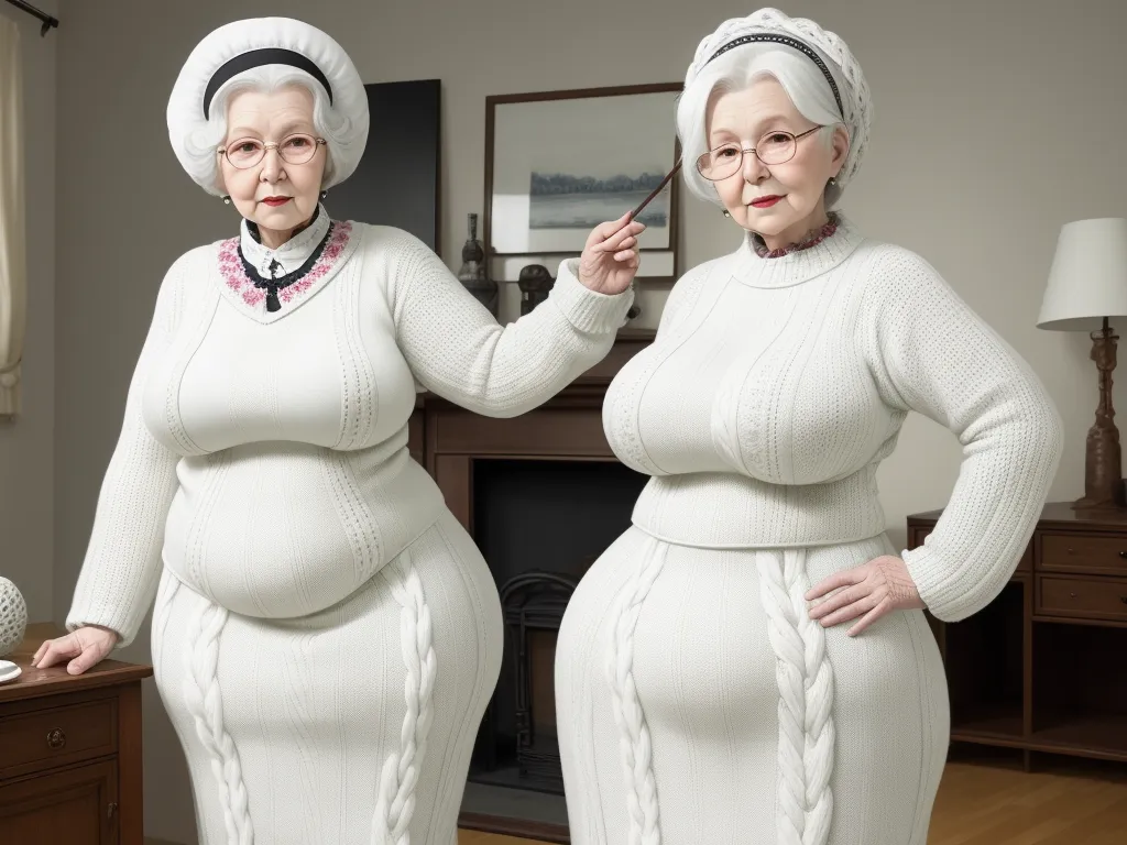 Online Image Converter White Granny Big Booty Wide Hips Knitting 4559