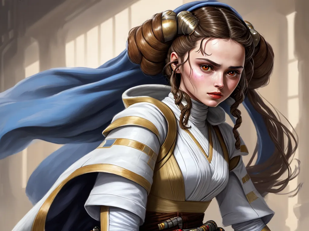 best photo enhancer ai: Padme amidala with gigantic breasts