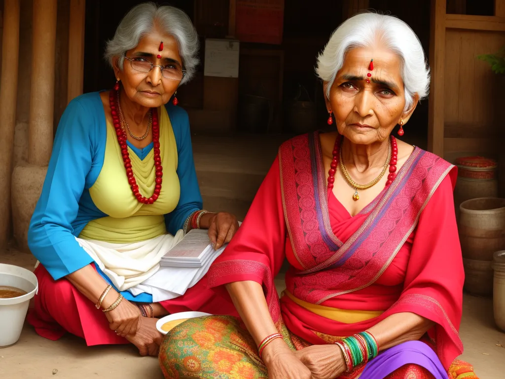 photo 1080p: Huge , big Indian old age mom