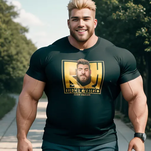 high resolution image - a man with a beard and a beard wearing a t - shirt with a picture of a man on it, by Hendrik van Steenwijk I