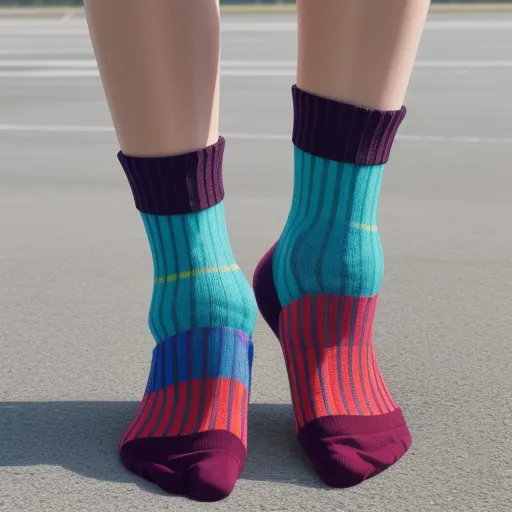 Picture to text online people colorful sock