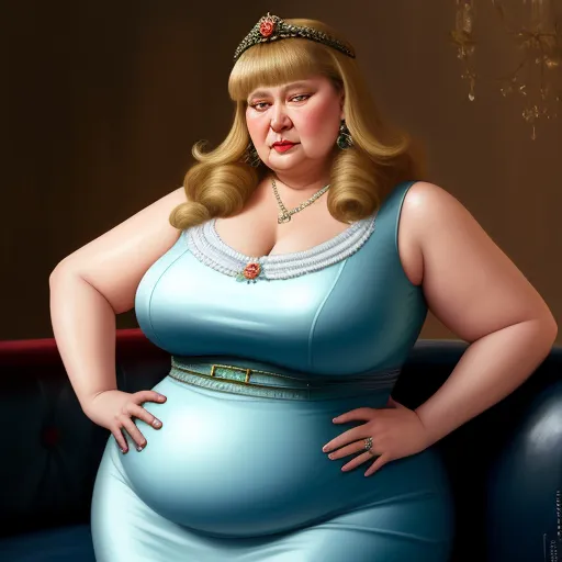 Ai Pics Pretty Russian Aunt Has A Big Belly And Takes 3144