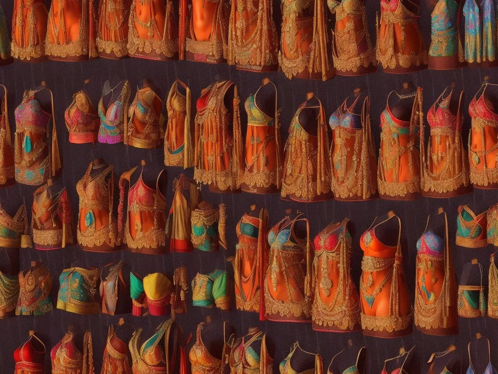 a wall of different colored bras hanging on a wall next to each other in a room with a purple wall, by Pixar Concept Artists