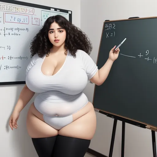 pro image Super Plump Greek woman, mid twenties, teaching