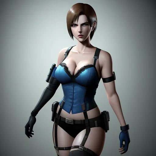 Ai Photo Resident Evil 3 Remake Jill Valentine Lingerie 1605