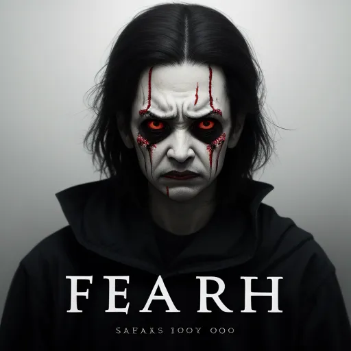 how to fix low resolution pictures on phone - a man with a creepy face and blood on his face is shown in a poster for fear, which features a creepy face, by Gottfried Helnwein