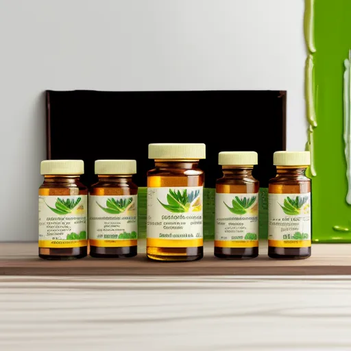 how to make pictures higher resolution - a row of bottles of vitamins sitting on a shelf next to a mirror and a green frame with a picture of a plant, by Hendrik van Steenwijk I