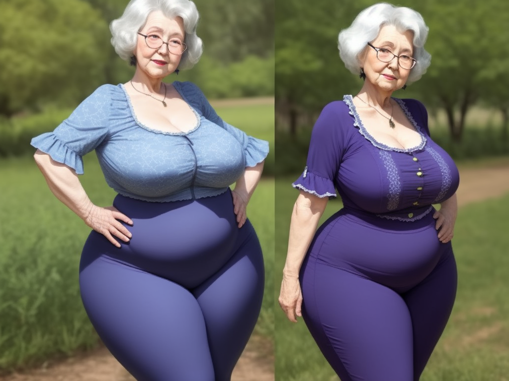 P Image Granny Showing Big Hips