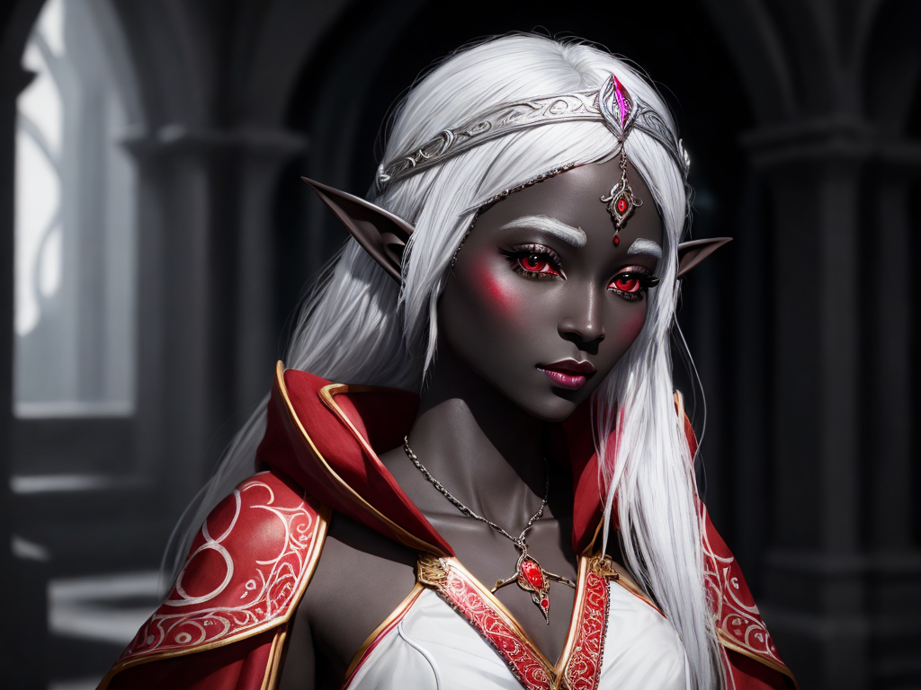 6. Drow with Blonde Hair and Pale Skin - wide 7