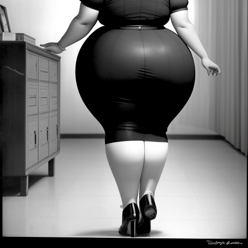 Convert To Hd 1950s Black And White Fat Ssbbw Mexican Woman