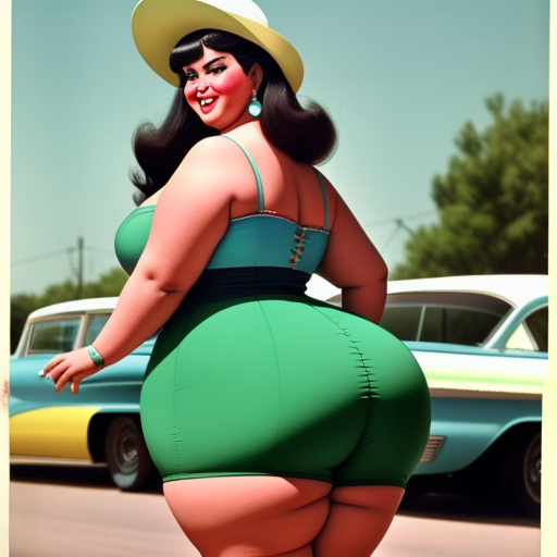 Generador De Arte Ai A Partir De Texto S Ssbbw Mexican With Huge Ass Walking Img Converter Com