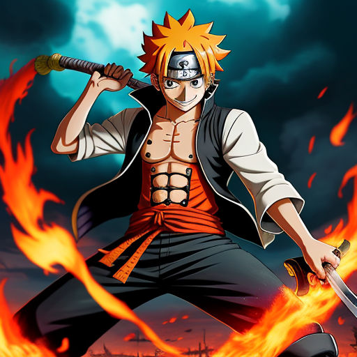 2k pics: One piece demon slayer naruto