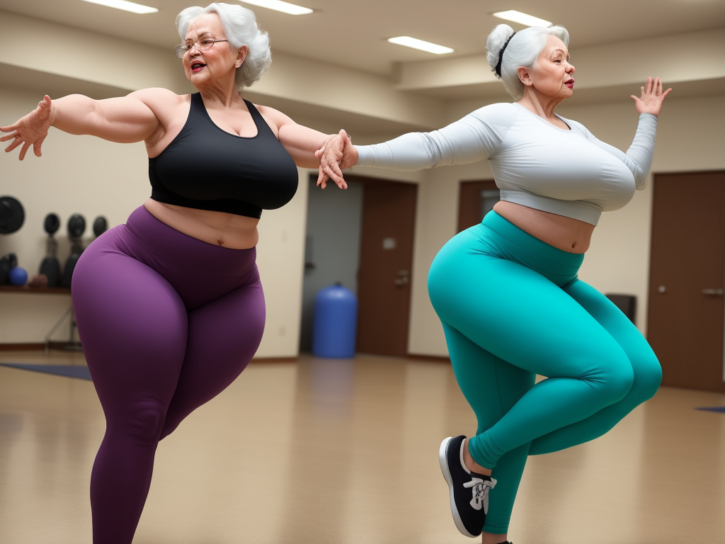 8k Photos Granny Bigger Show Her Huge Saggy In Yoga Pants