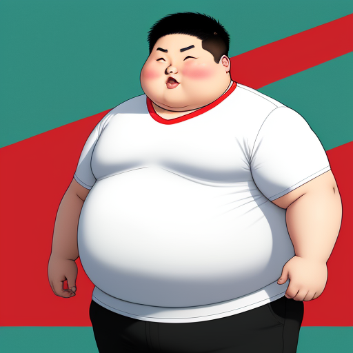 Photo format converter: A superchub and obese Asian like a Wuhan's