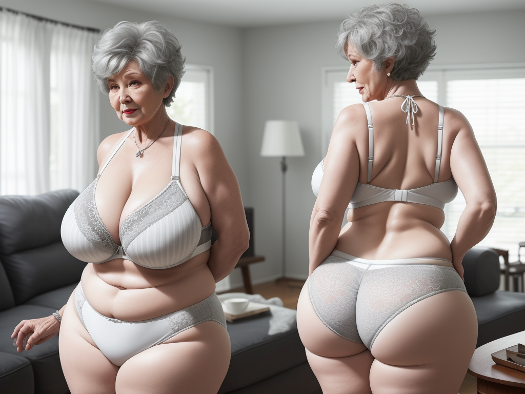Ai Created Pictures White Granny Big Booty Wide Hips Knitting