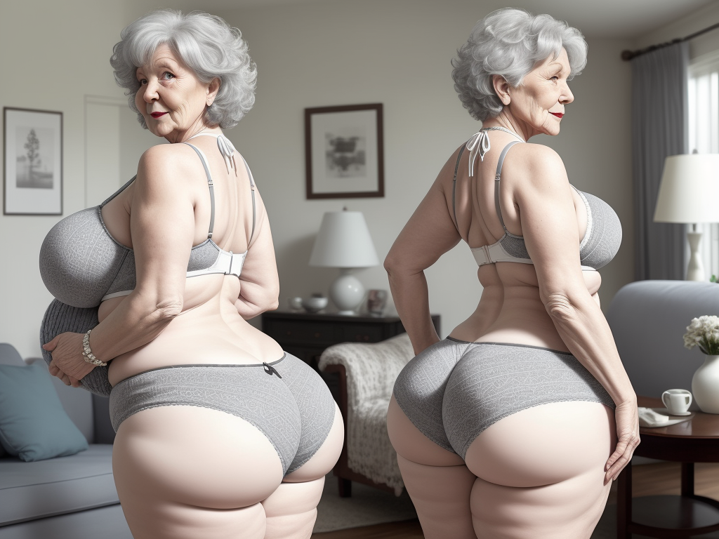 Ai Generated Images White Granny Huge Booty Wide Hips Knitting | Hot Sex  Picture