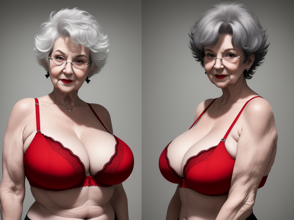 Ai Hd Sexd Granny Showing Her Huge Huge Huge Red Bra