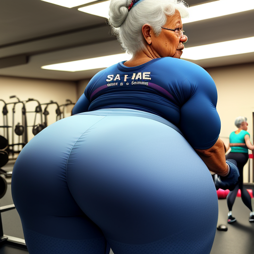 Ai Image Generator Free Granny In Leggins Herself Big Booty Saggy Her