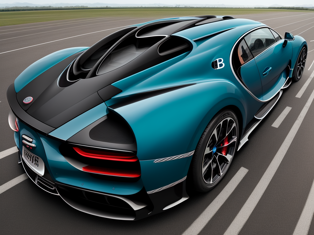 ai makes images: Bugatti Chiron station wagon