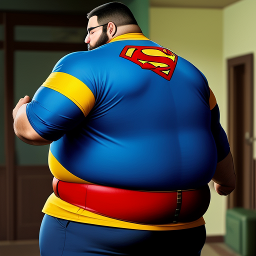 Ai Pics Superchub Man Showing His Huge Booty
