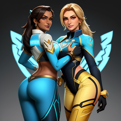 Ai Pics Symmetra From Overwatch And Mercy From Overwatch   Ai Pics Symmetra From Overwatch And Mercy From Overwatch Gzzsqv 