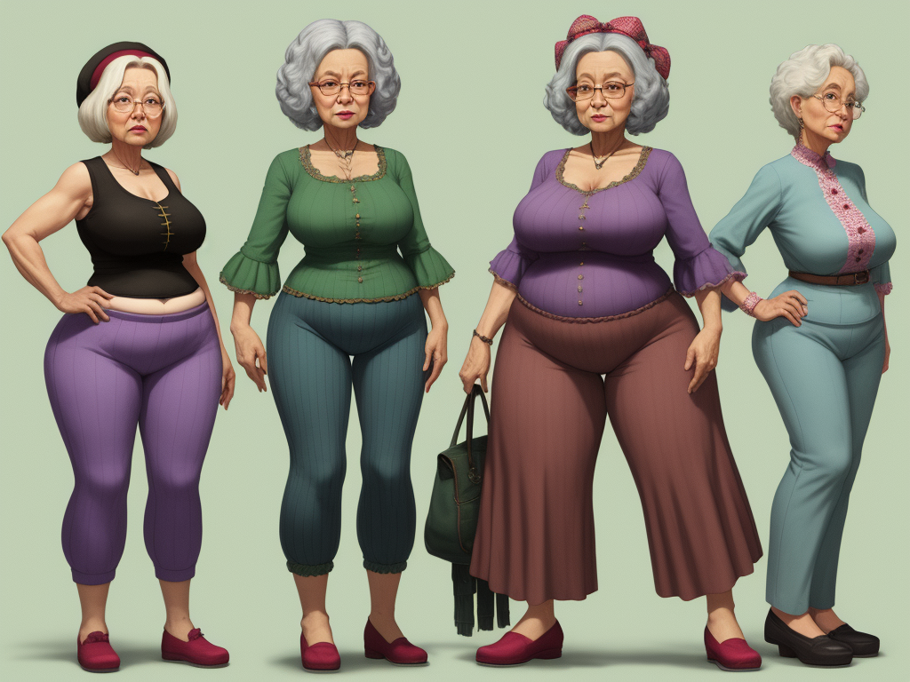 Ai Tool To Create Images Granny Wide Hips Small